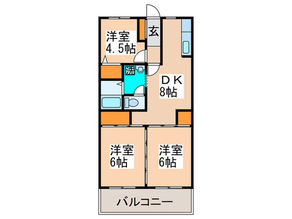 スカイヒル鷺沼の物件間取画像